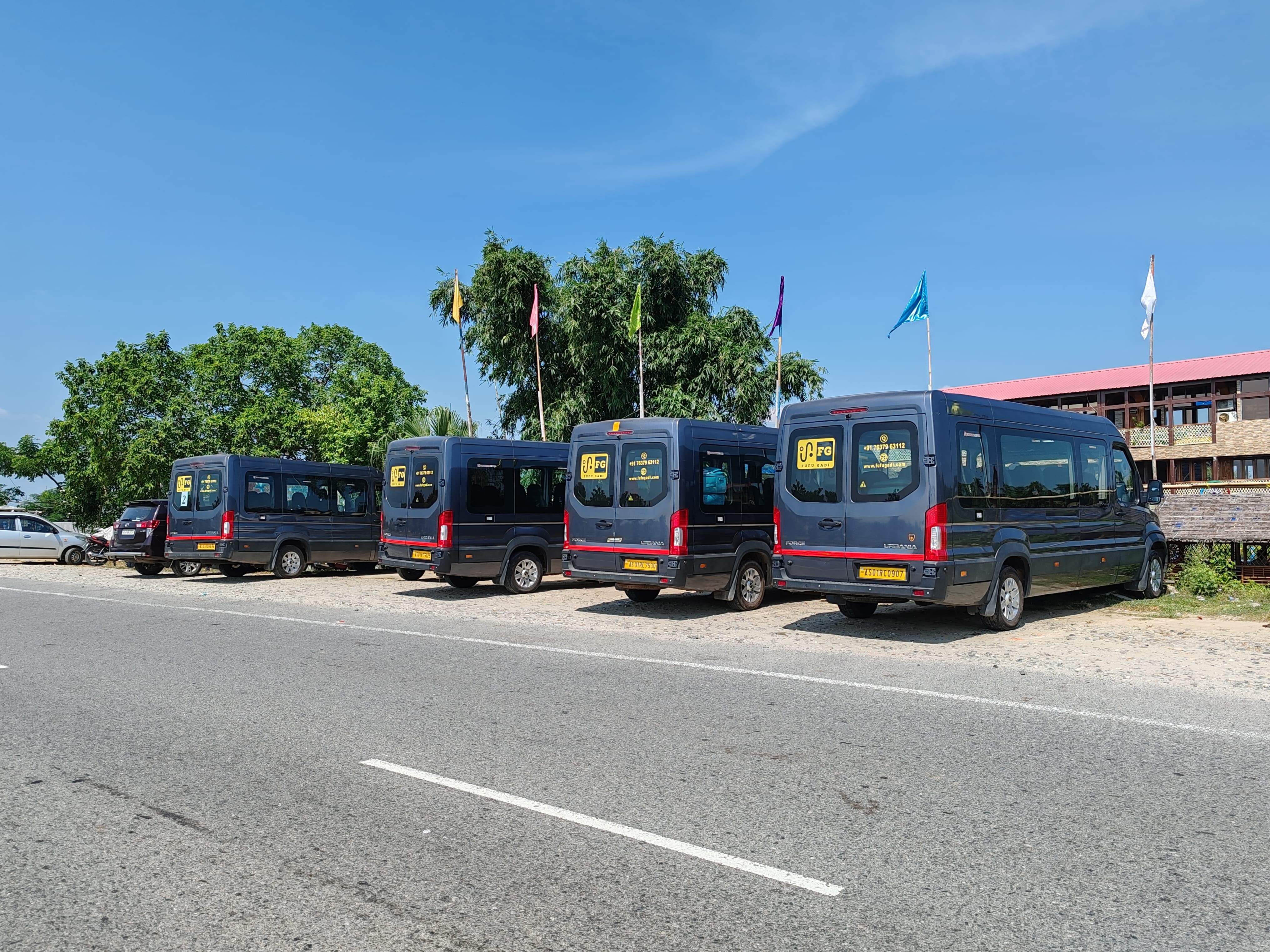Tempo Traveller seating and comfort